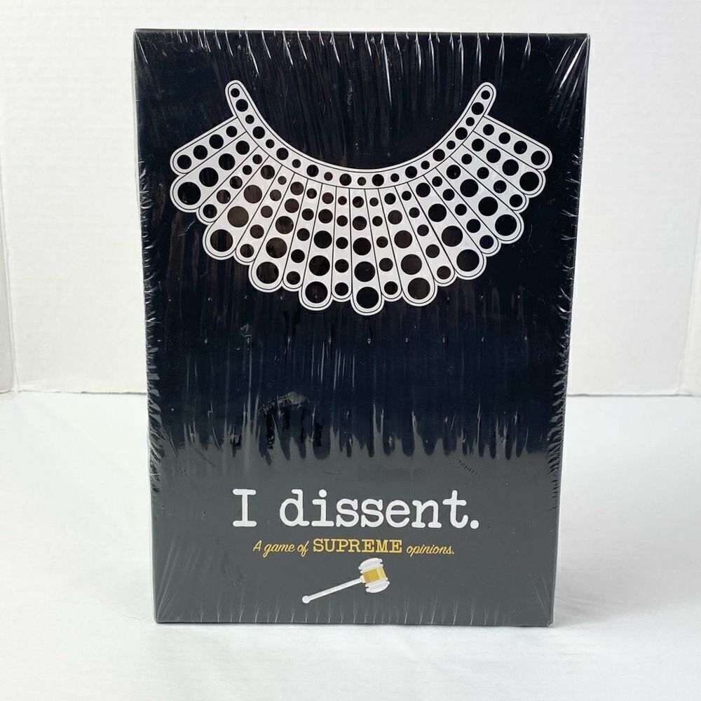 NEW I Dissent Ruth Bader Ginsburg RBG Card Game Board Game Buffalo Games